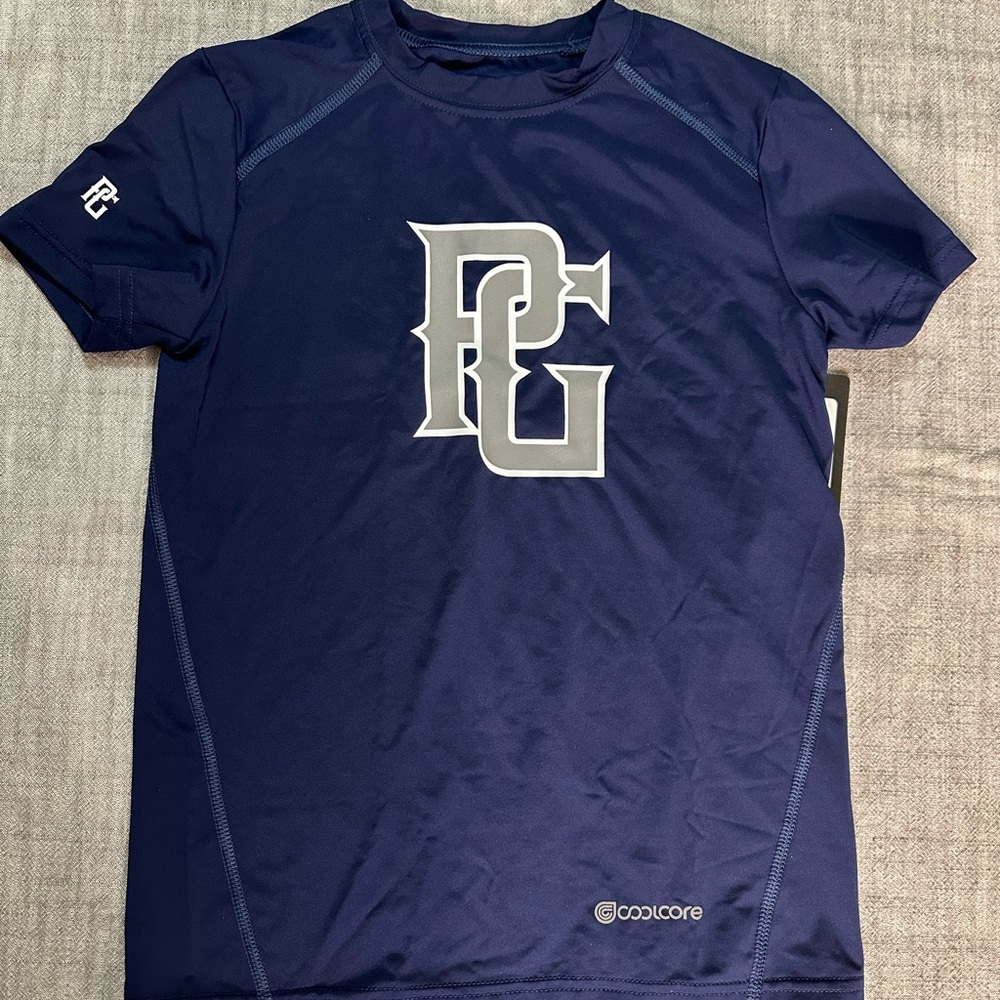 Perfect Game (PG) Coolcore Baseball Tee • Youth Small • Short Sleeve • NWT